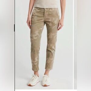 AG Adriano Goldschmied Women's Camouflage Caden Tailored Ankle Pants